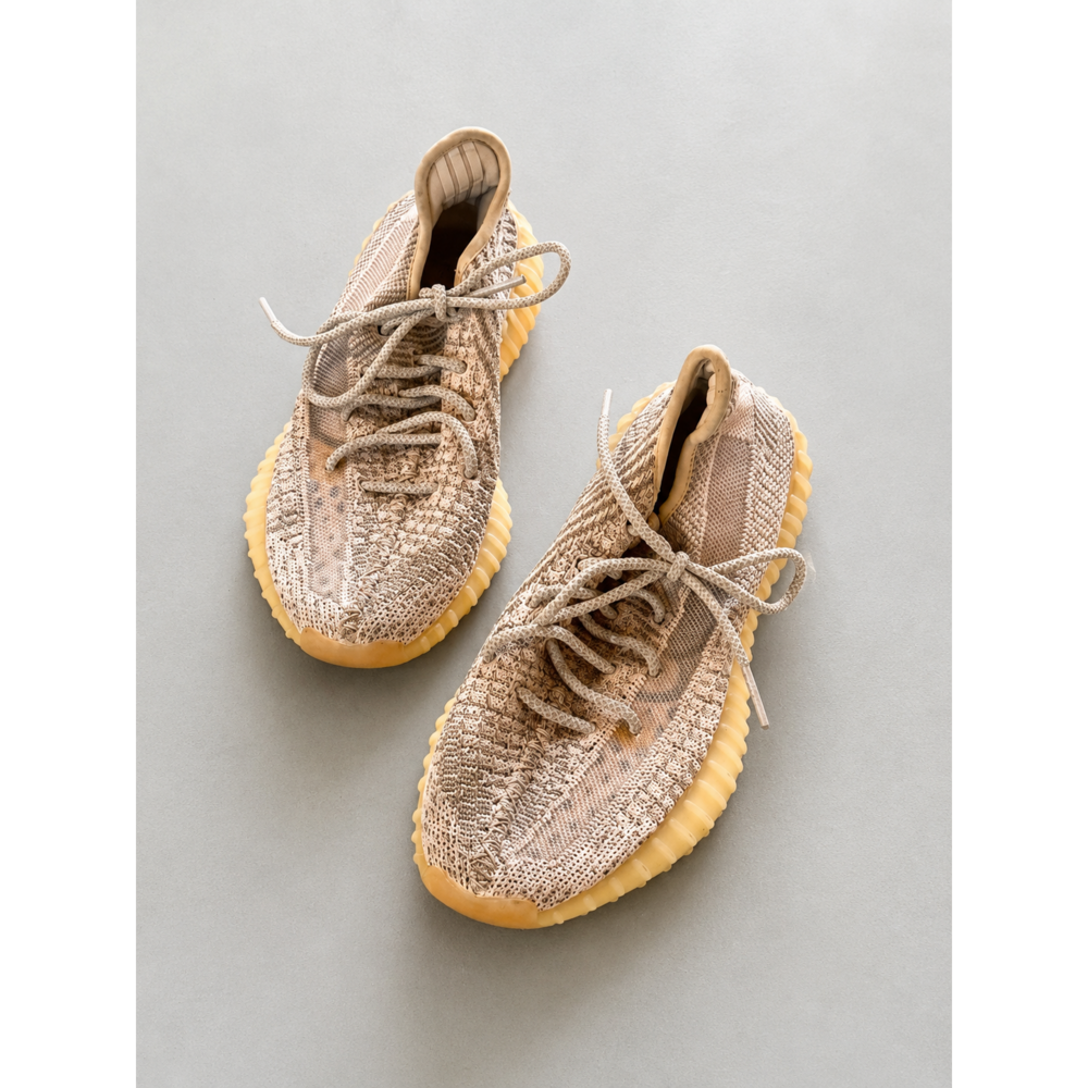 Adidas Golf adidas Yeezy Boost 350 V2 Citrin Beige Knit Sneakers | Men’s 6.5 - Picture 1 of 4